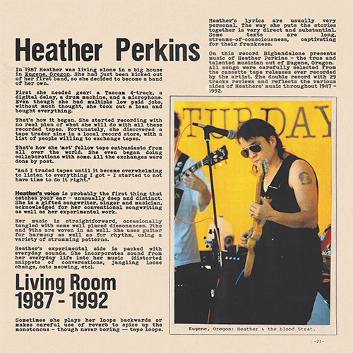 HEATHER PERKINS “LIVING ROOM 1987-1992” 2 x LP
